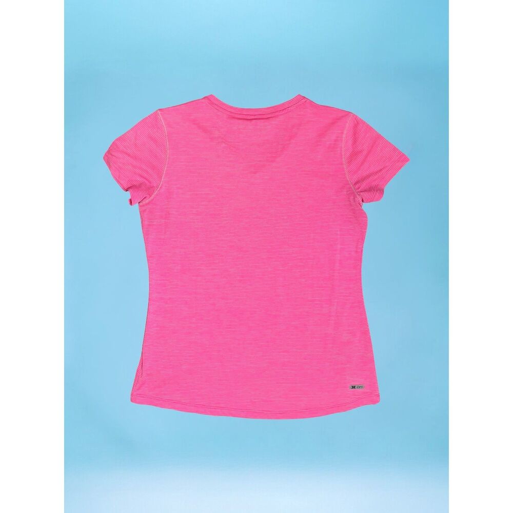 RBX Performance Women's Active Short Sleeve Tennis Pickleball Top Neon Pink Sz M - Picture 4 of 8